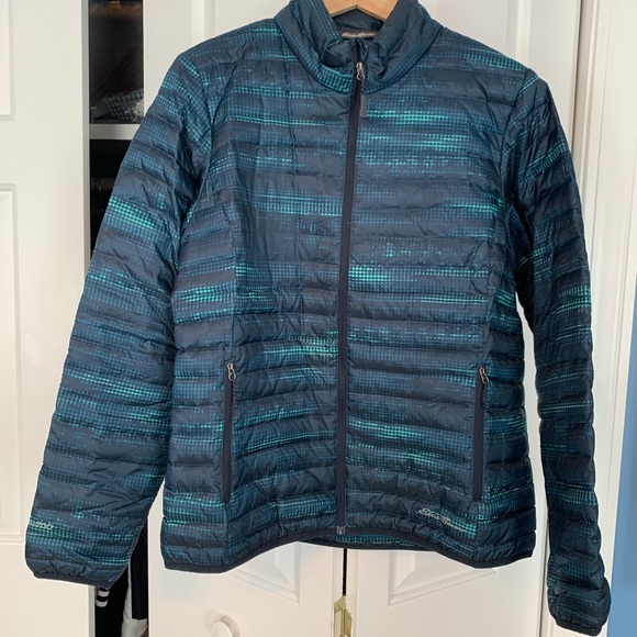 EDDIE BAUER Jacket size large microlight down jacket - Picture 1 of 5